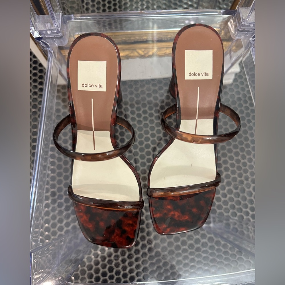 Dolce Vita Brown slip on heels